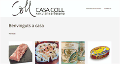Desktop Screenshot of casacoll.cat